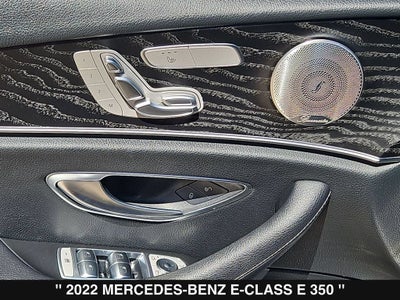 2022 Mercedes-Benz E-Class E 350 4MATIC®