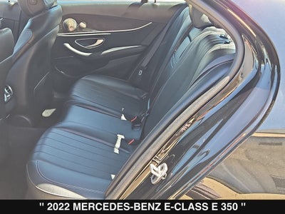 2022 Mercedes-Benz E-Class E 350 4MATIC®