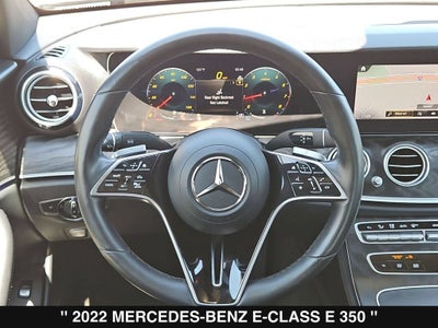 2022 Mercedes-Benz E-Class E 350 4MATIC®