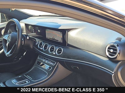 2022 Mercedes-Benz E-Class E 350 4MATIC®