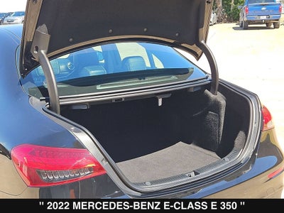 2022 Mercedes-Benz E-Class E 350 4MATIC®