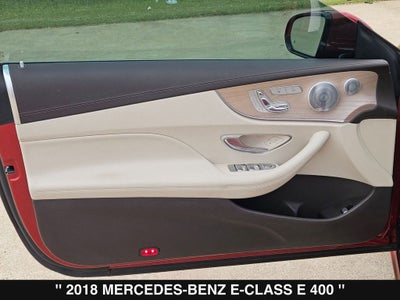 2018 Mercedes-Benz E-Class E 400