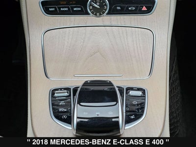 2018 Mercedes-Benz E-Class E 400