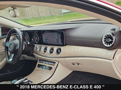 2018 Mercedes-Benz E-Class E 400