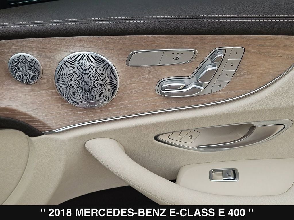 2018 Mercedes-Benz E-Class E 400