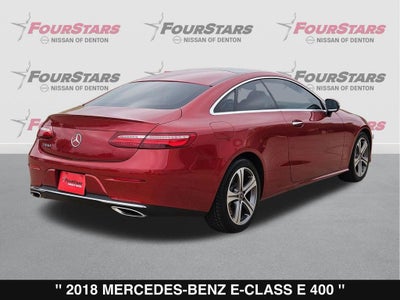 2018 Mercedes-Benz E-Class E 400