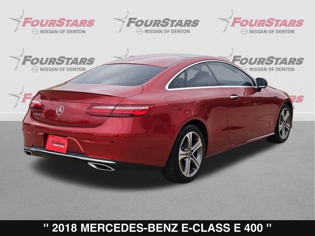 2018 Mercedes-Benz E-Class E 400