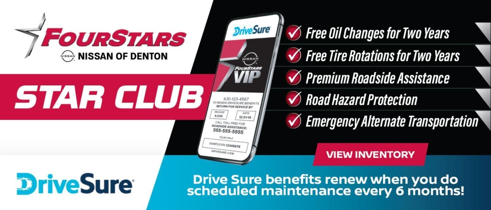 Star Club at Four Stars Nissan in Corinth TX