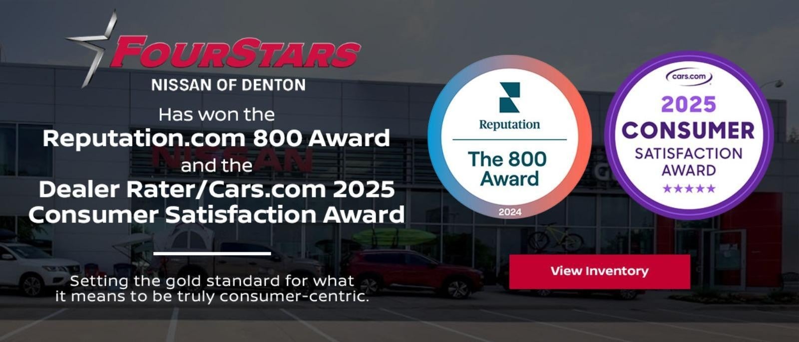  Consumer Satisfaction Award at Four Stars Nissan in Corinth TX